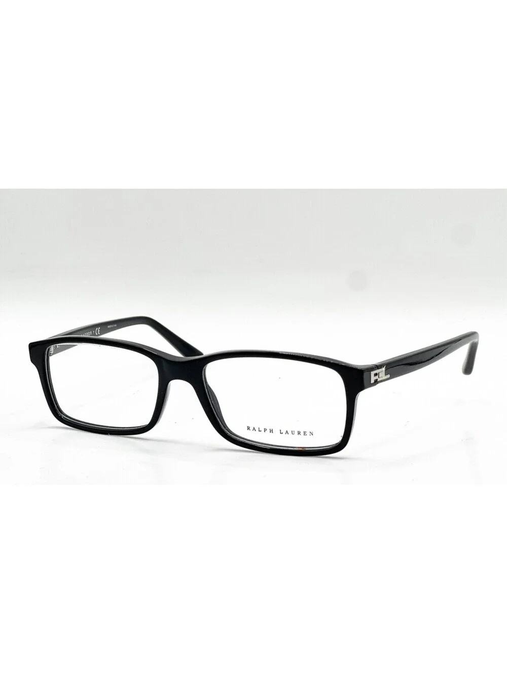 Ralph Lauren RL 6144 5001 Black Rectangle Authentic Eyeglass Frames 55-17-145